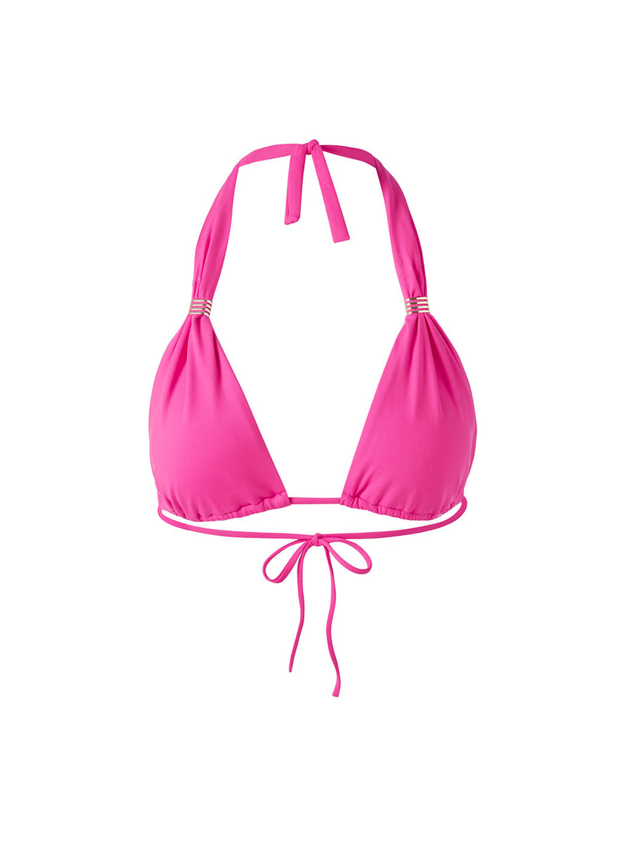 grenada fuchsia bikini top cutouts 2024