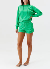Melissa Odabash Harley Green Terry Runner Shorts - 2024 Collection