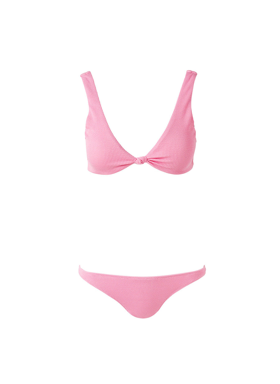 ibiza pink ridges bikini cutouts 2024