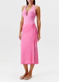 ida pink skirt model 2024 F