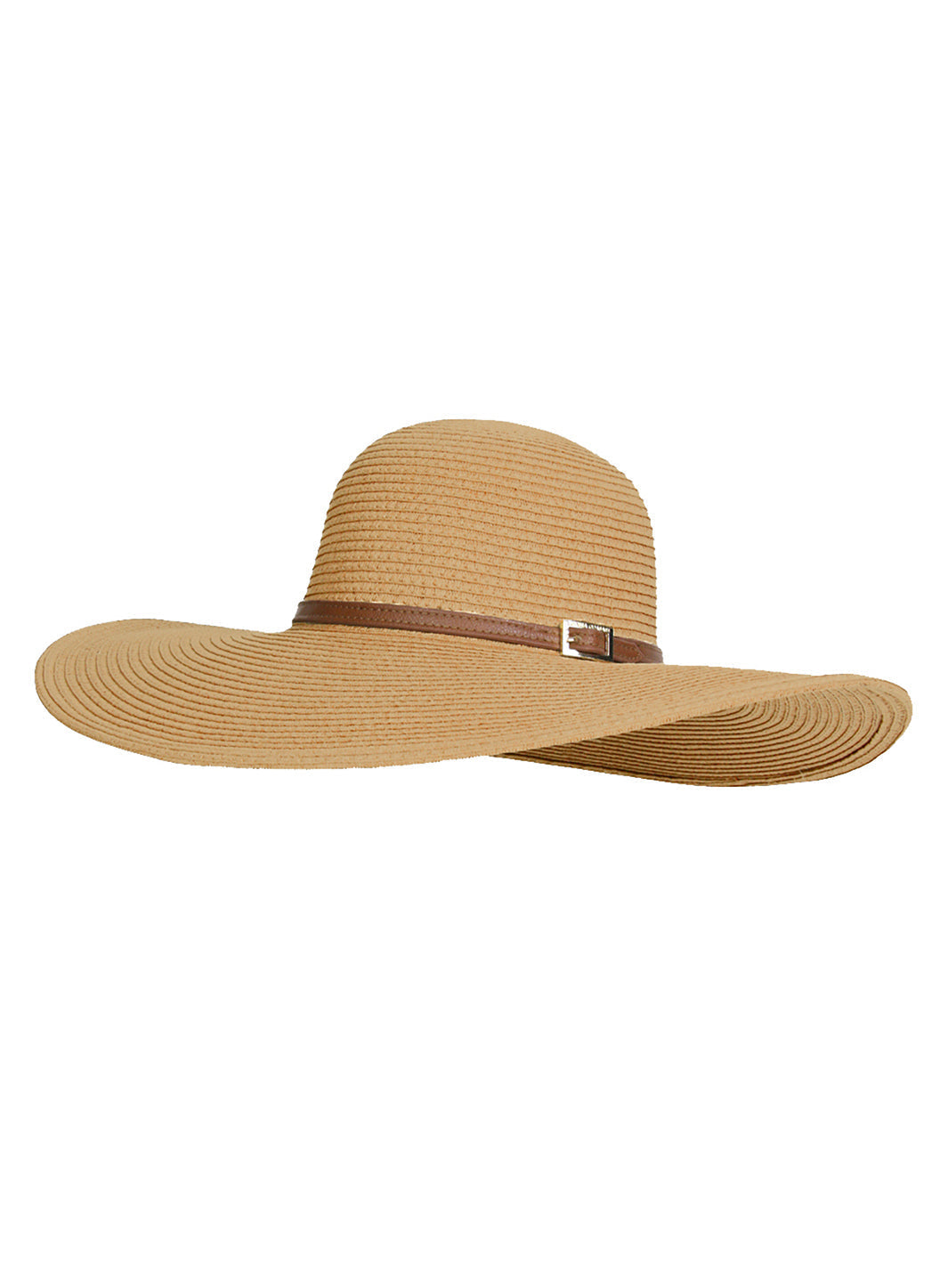 Melissa Odabash Jemima Beige/Tan Wide Brimmed Hat - 2024 Collection