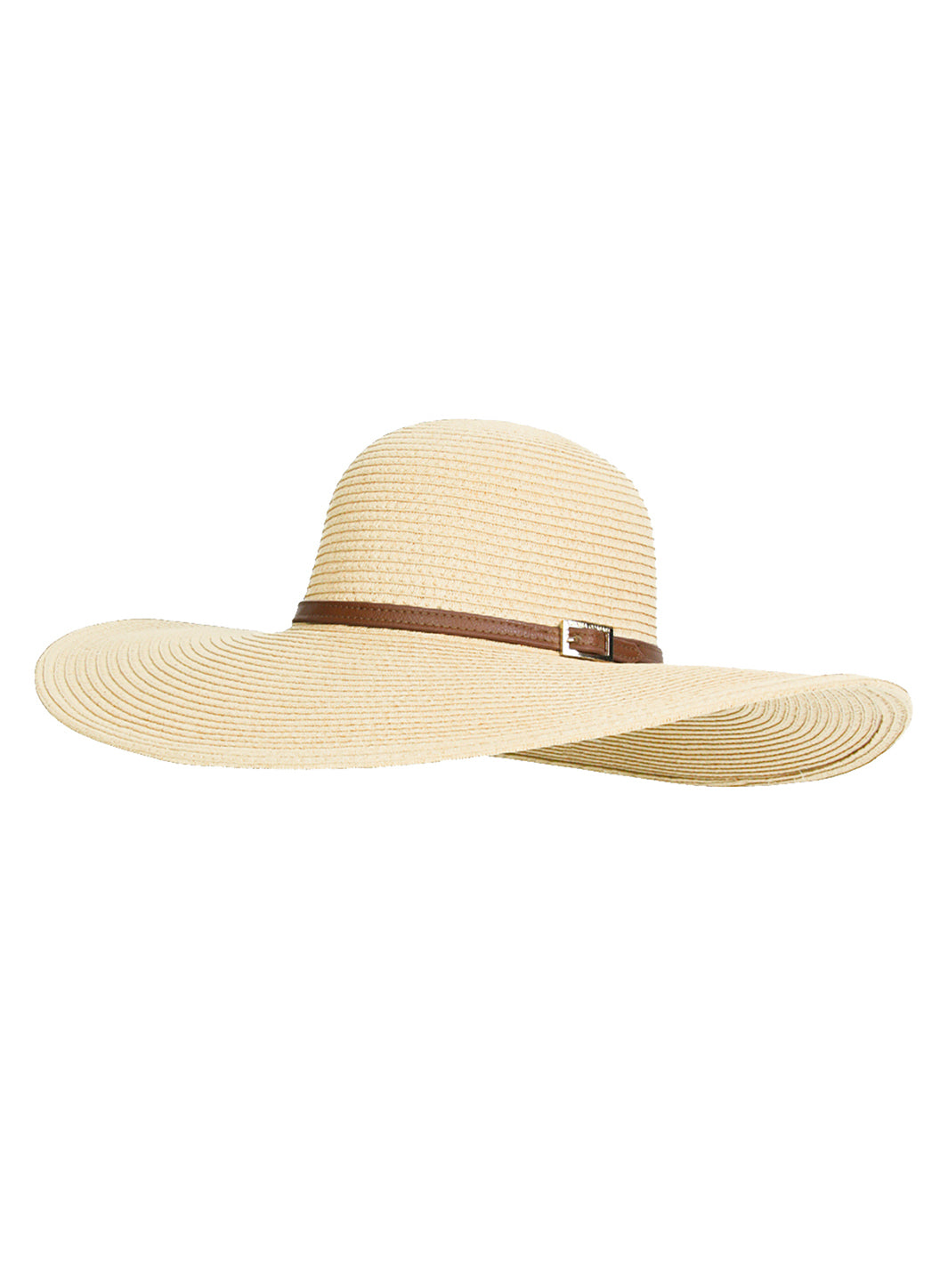 Melissa Odabash Jemima Cream/Tan Wide Brimmed Hat - 2024 Collection