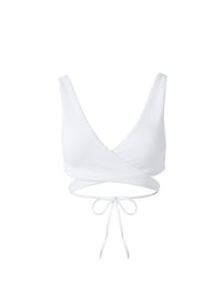 livorno white weave bikini  top cutouts 2024