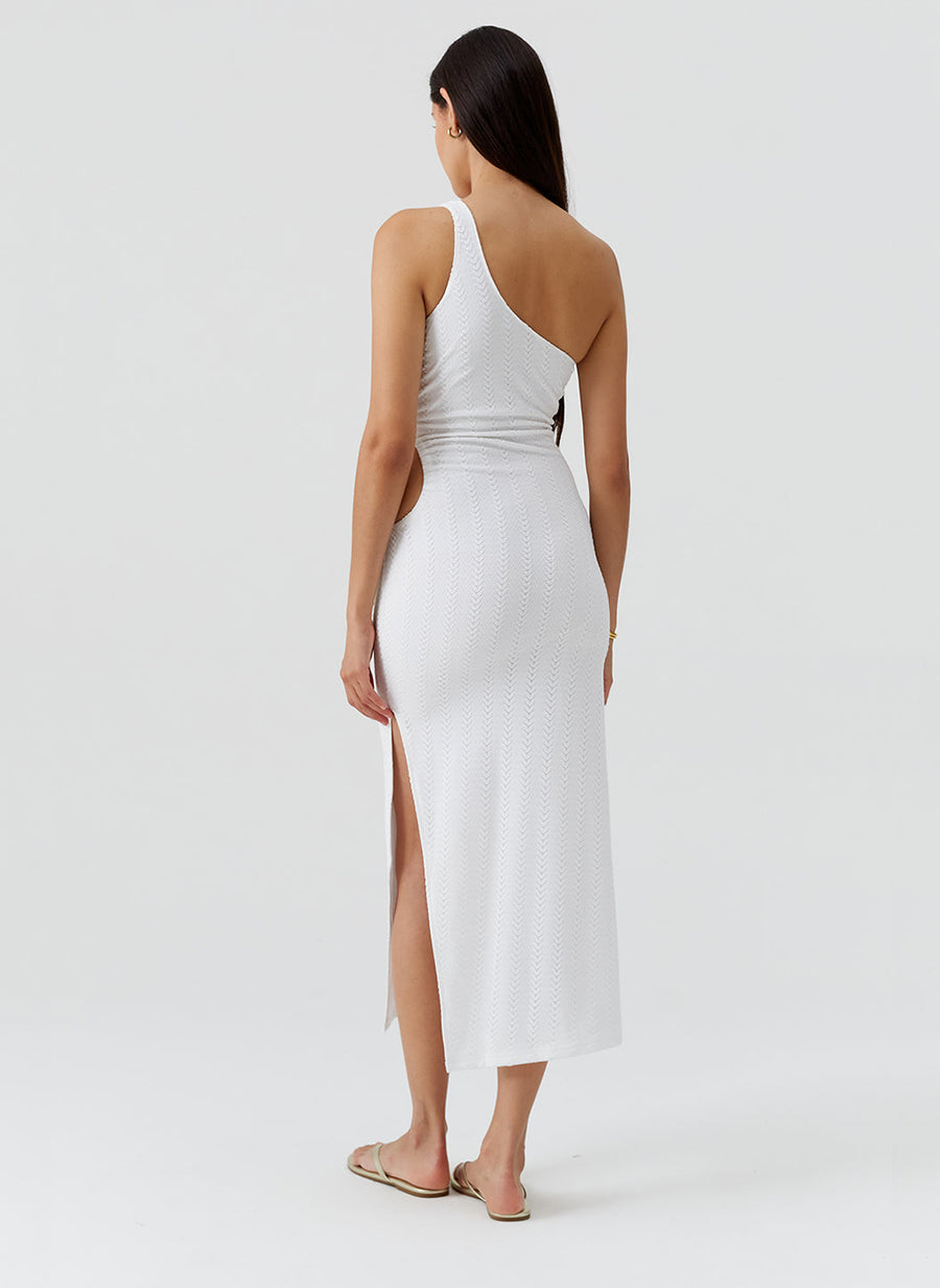 melissa odabash one shoulder dress MELISSA ODABASH Women Lauren Blue Coral Long Dress