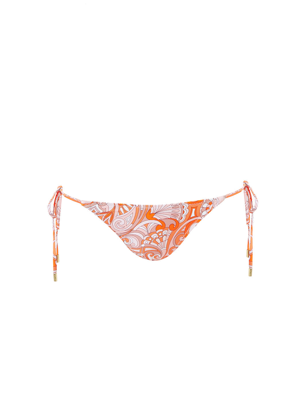 Melissa Odabash Miami Orange Mirage Tie Side Bikini Bottom - 2024 Collection