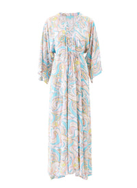 Melissa Odabash Natalie Riviera Lace UpLong Kaftan - 2024 Collection