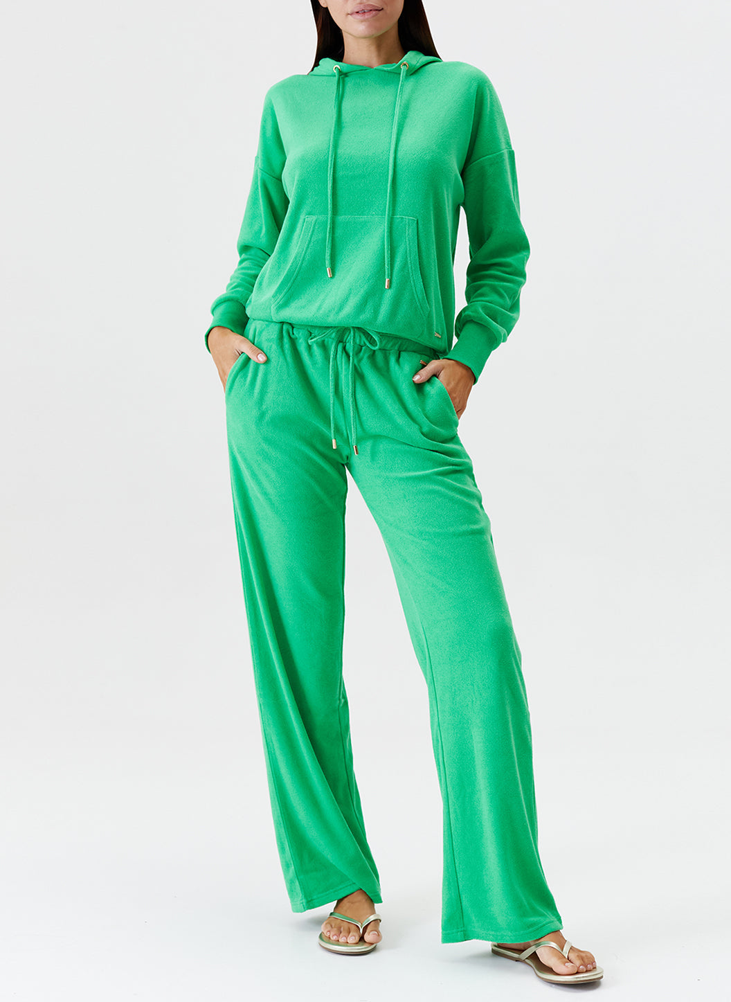 Melissa Odabash Nora Green Terry Hoodie - 2024 Collection