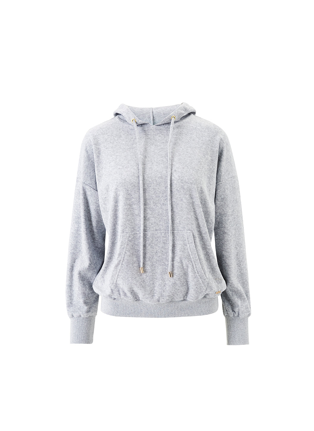 Melissa Odabash Nora Grey Terry Hoodie - 2024 Collection