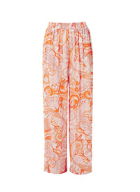 Melissa Odabash Olivia Orange Mirage Wide Leg Trousers - 2024 Collection