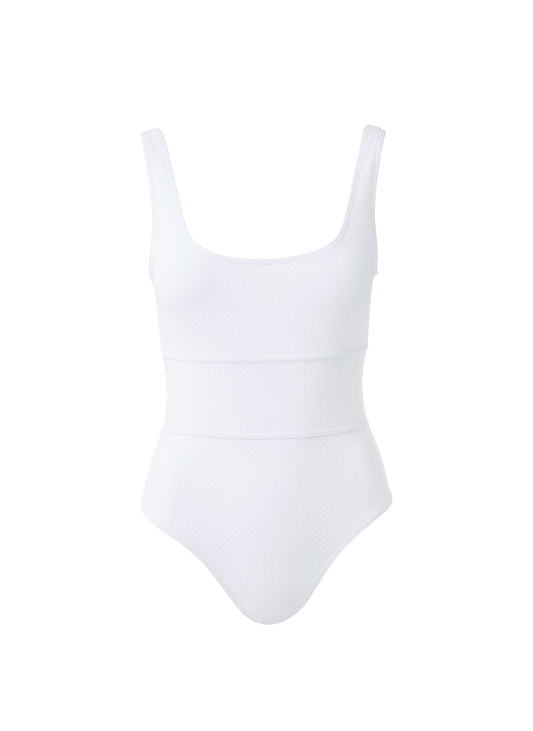 perugia white weave swimsuit cutouts 2024