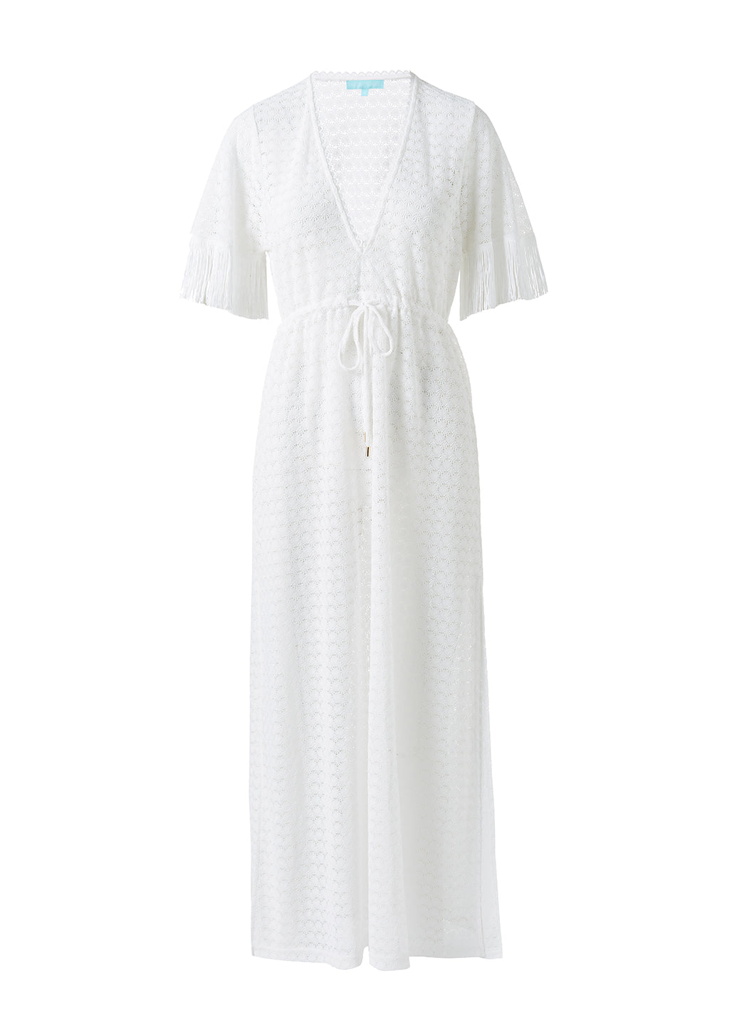 694 white short kaftan