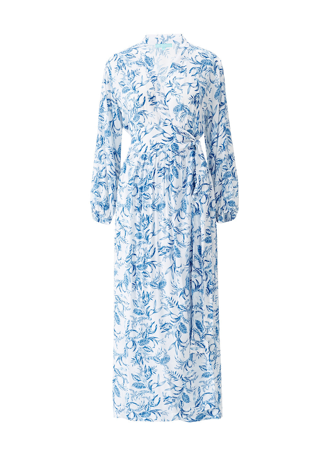 Rachel Blue Leaf Dress | Official Site