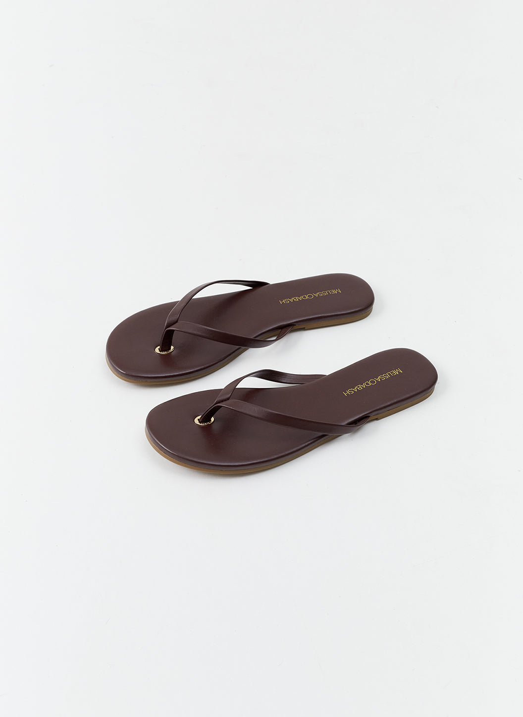 Leather Flip Flop Dark