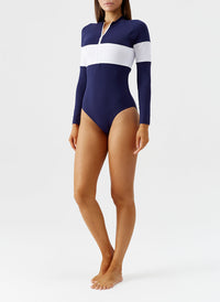 Exclusive San Diego Navy/White Swimsuit