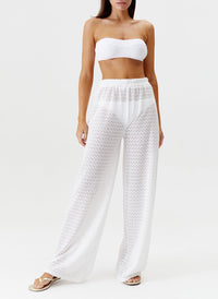 sienna white trouser model 2024 F