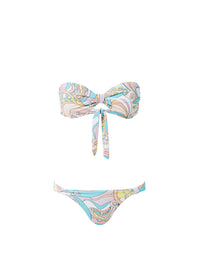 Melissa Odabash Stockholm Riveria Knot Front Bandeau Bikini - 2024 Collection