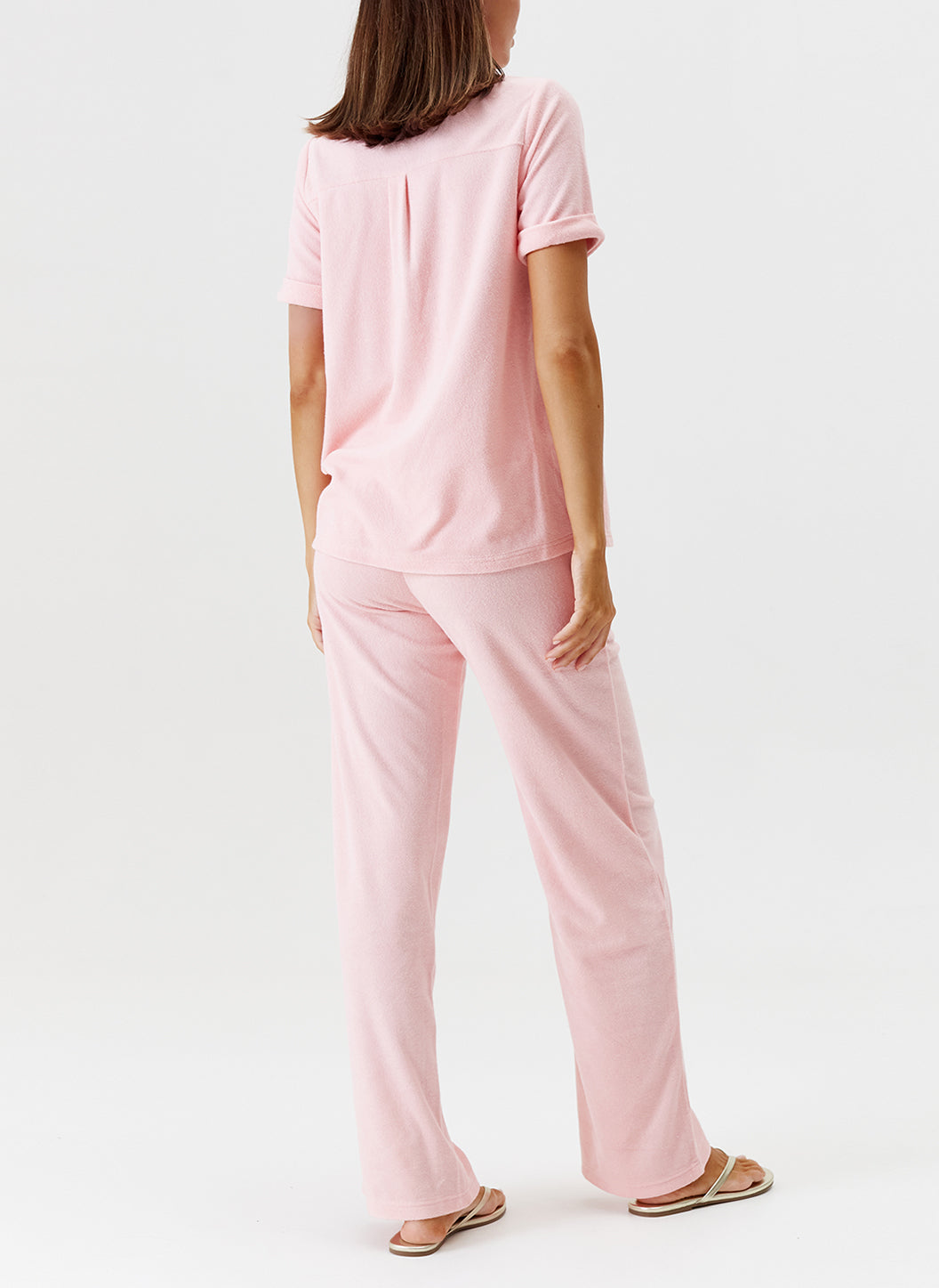 Melissa Odabash Tori Rose Terry Short Sleeve Shirt - 2024 Collection