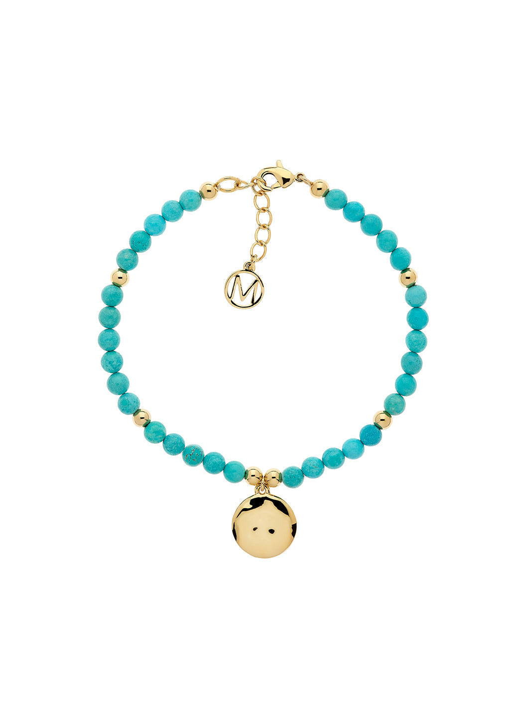 Beaded Disc Bracelet