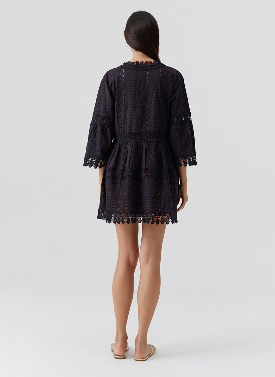 Victoria Black Kaftan | Official Site