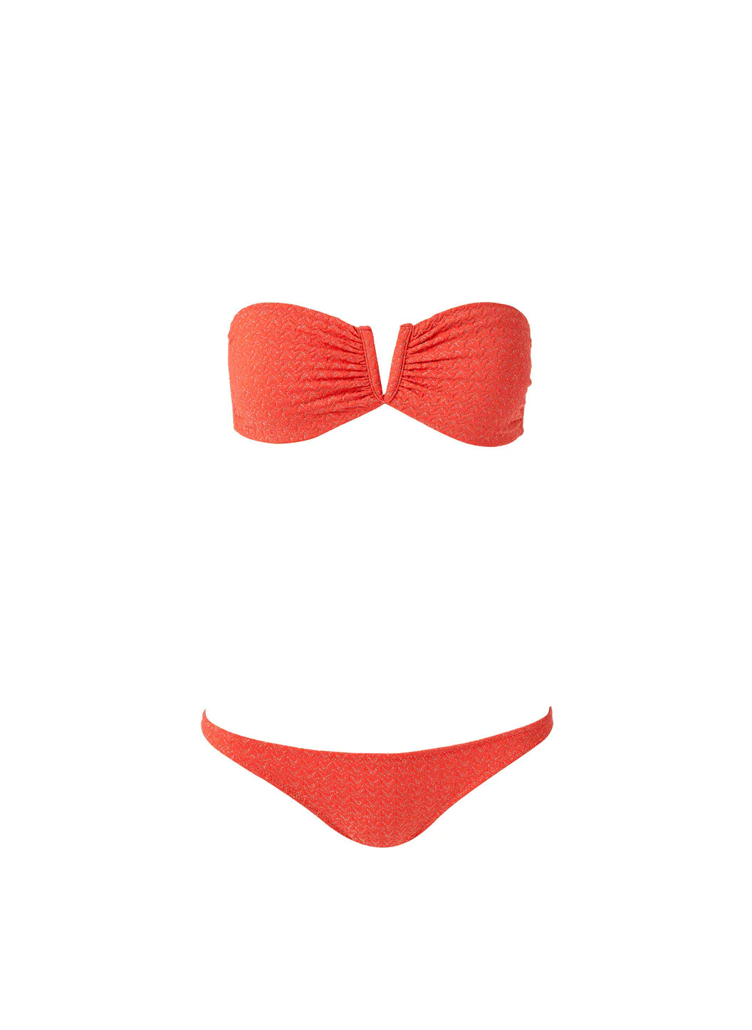 Alba Apricot Zigzag Bikini Cutout 2023  