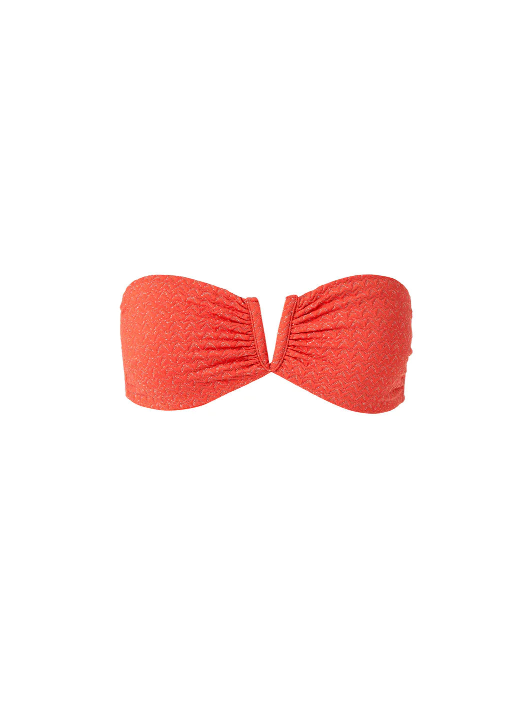 Alba Apricot Zigzag Bikini Top Cutout 2023 
