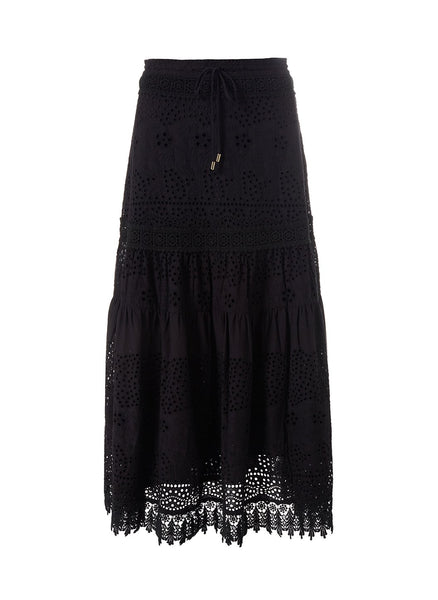 Alessia Black Skirt | Official Site
