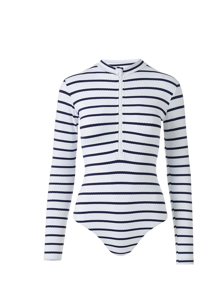 Aruba Stripe Swimsuit Cutout 2023   