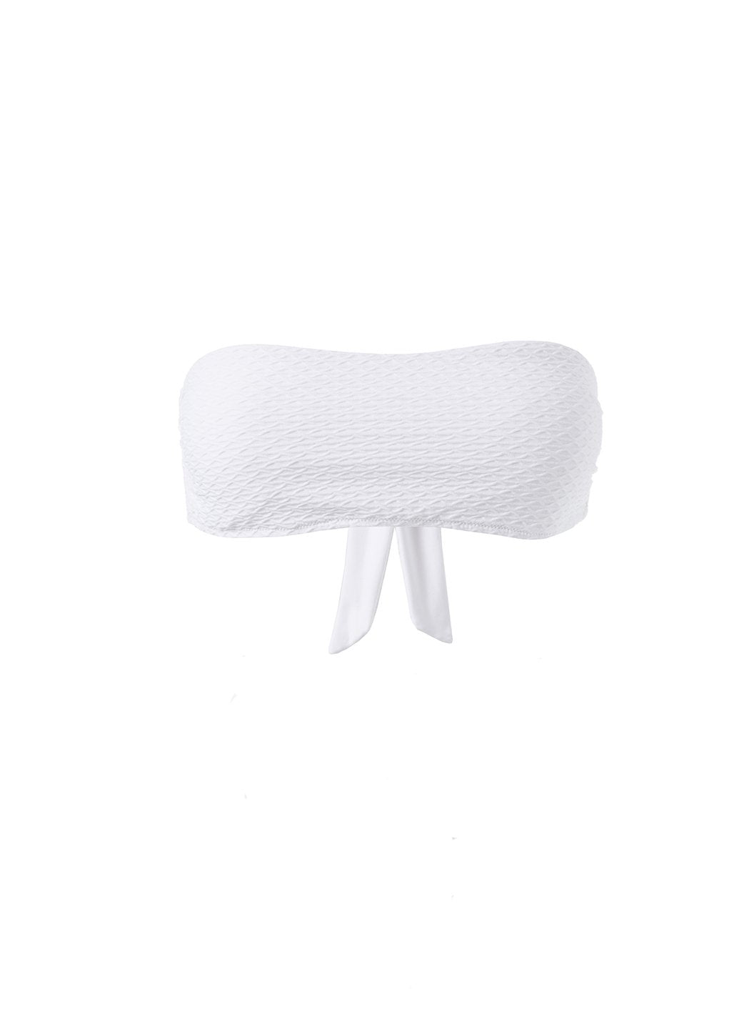 Asia Waves White Bikini Top CUTOUT