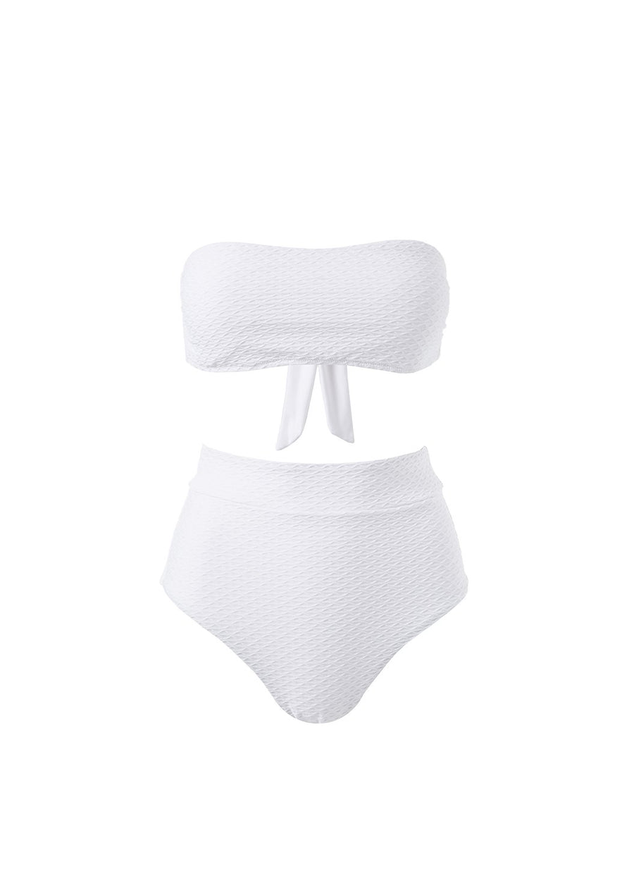 Asia Waves White Bikini CUTOUT