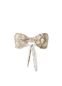 Barbados Snake Bikini Top Cutout