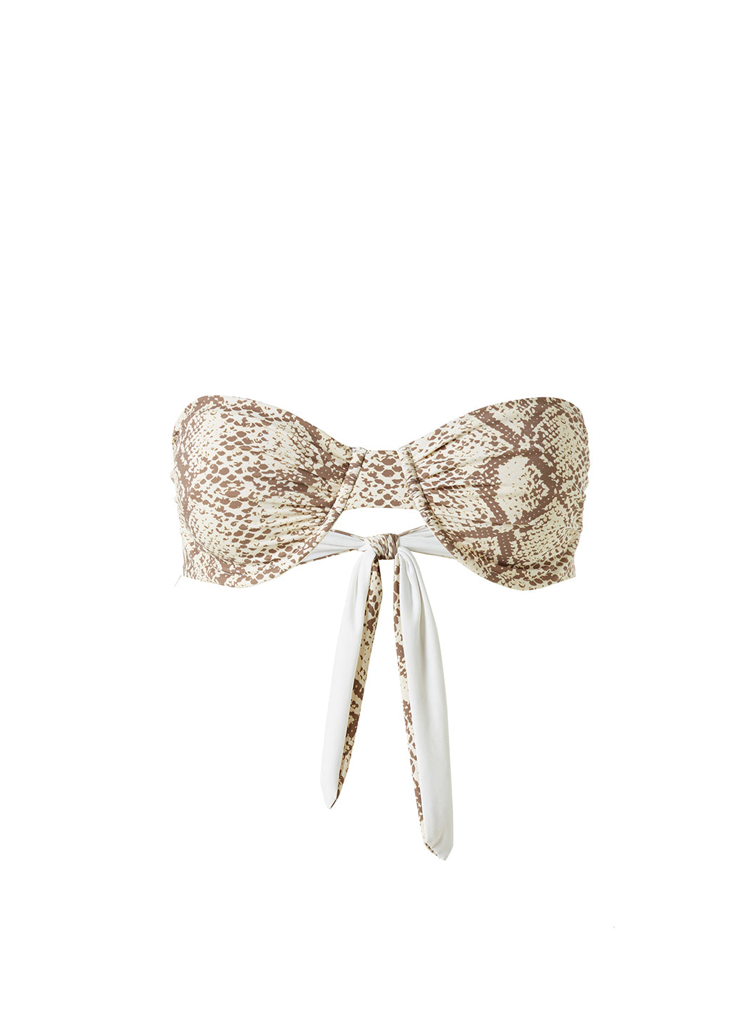 Barbados Snake Bikini Top Cutout