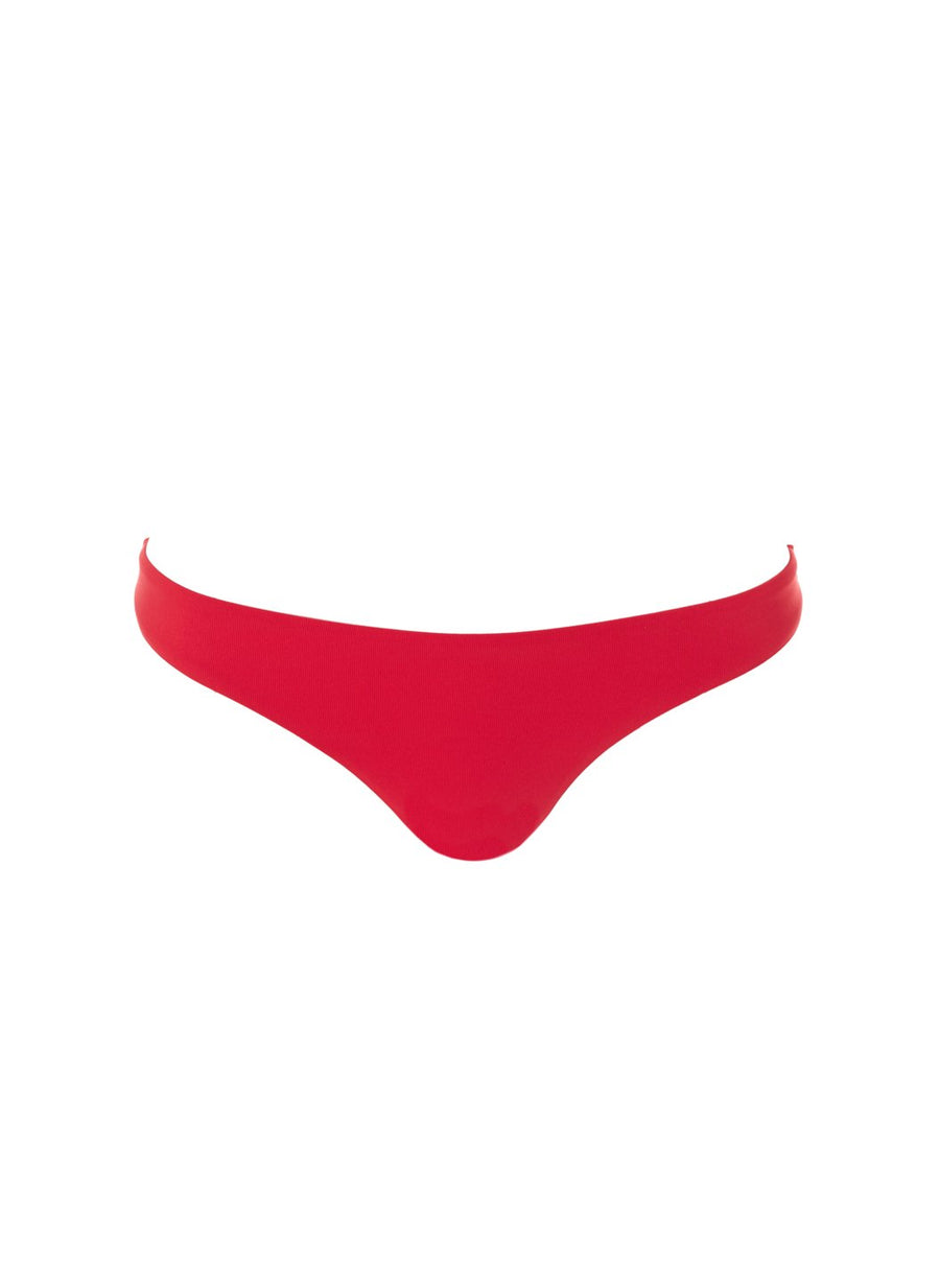 Exclusive Barcelona Red Bandeau Triangle Trim Bikini Bottom