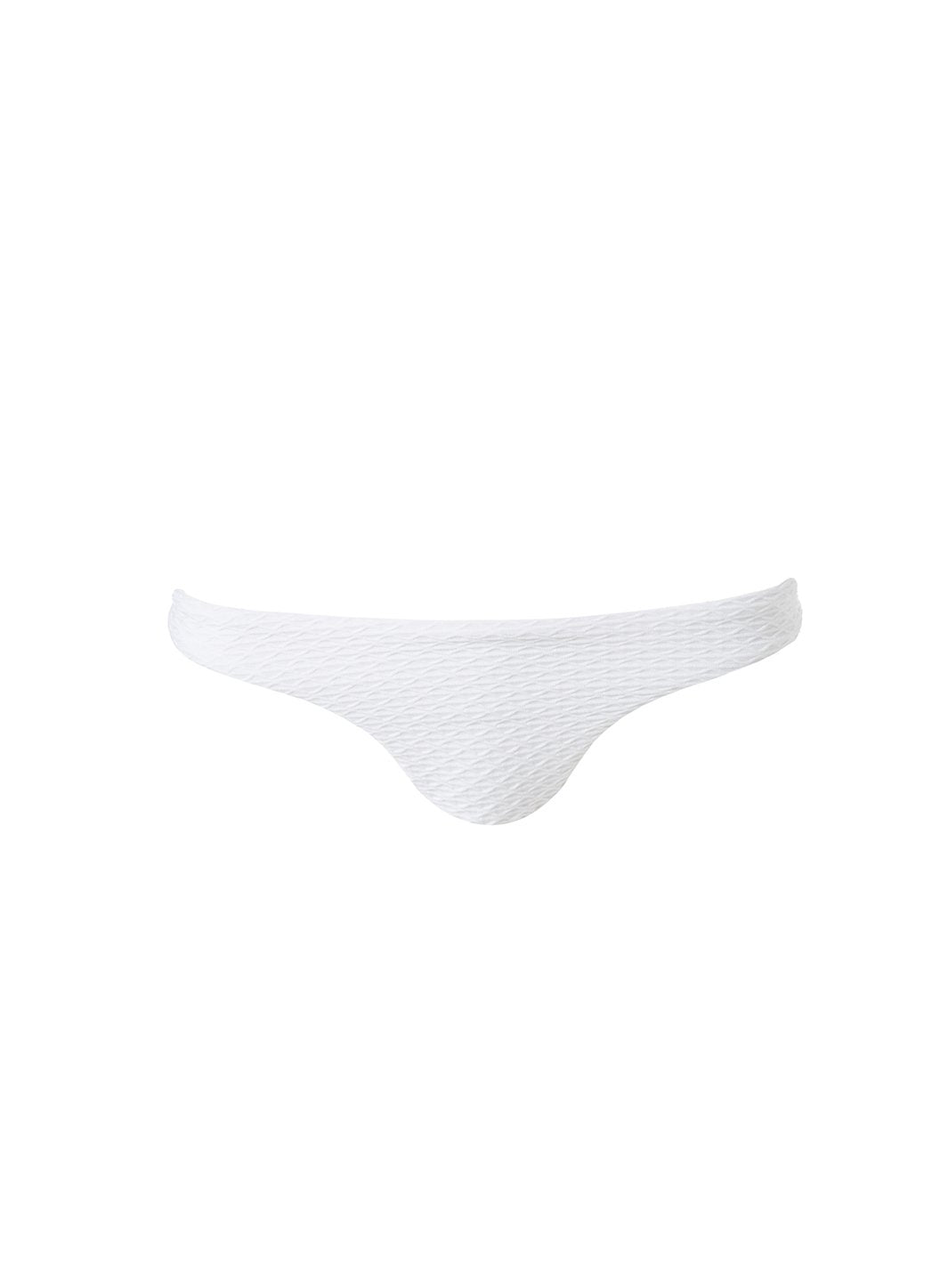 Barcelona White Waves Bikini Bottom