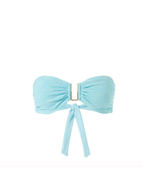 Barcelona Sky Zigzag Bikini Top Cutout 