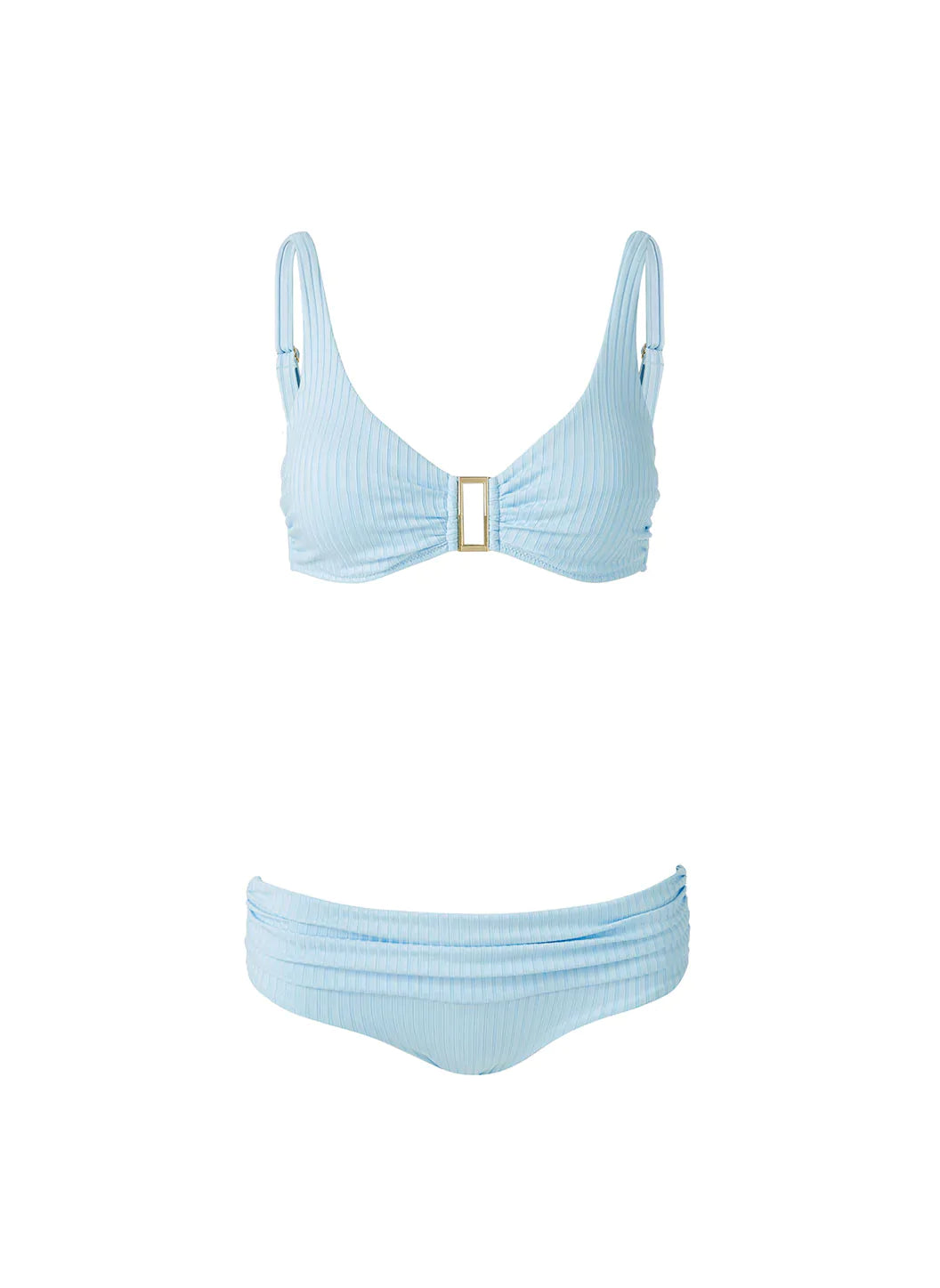 Sky Ribbed Bikini Bottom main image 1