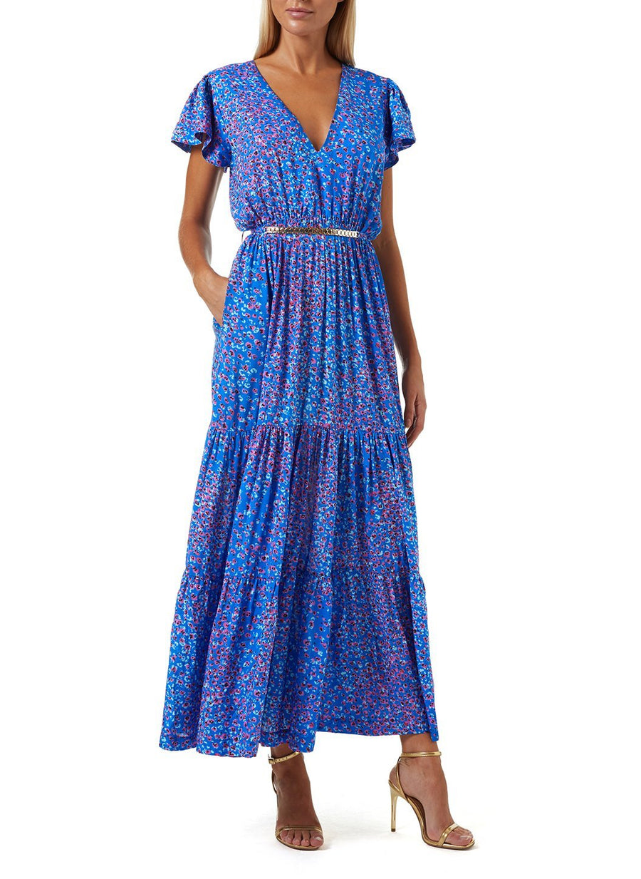 Blue jay Petal Dress
