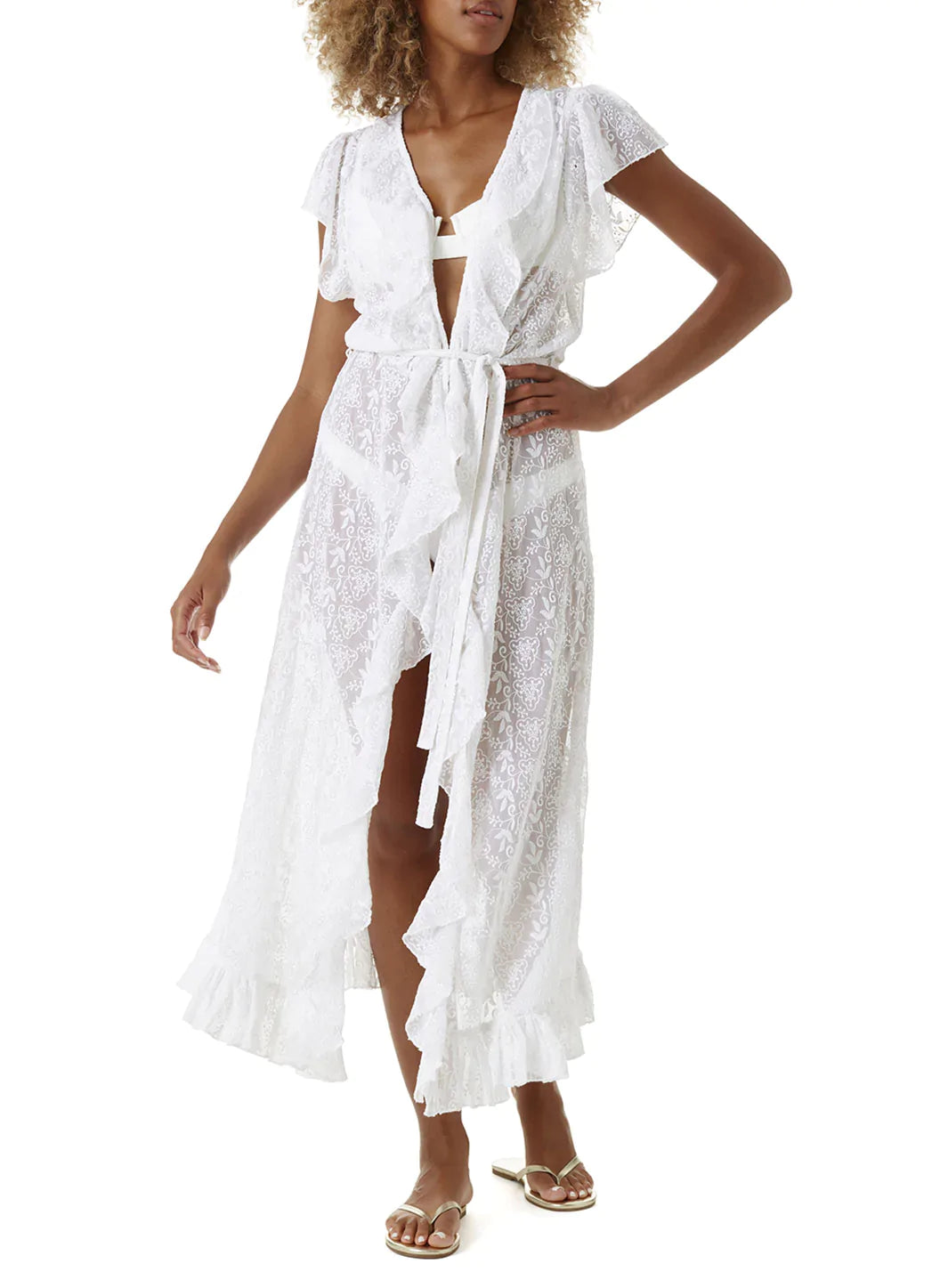 Brianna White Kaftan Model 2023 F  