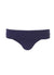 Brussels Navy Zigzag Seamless Fold Over Bikini Bottom