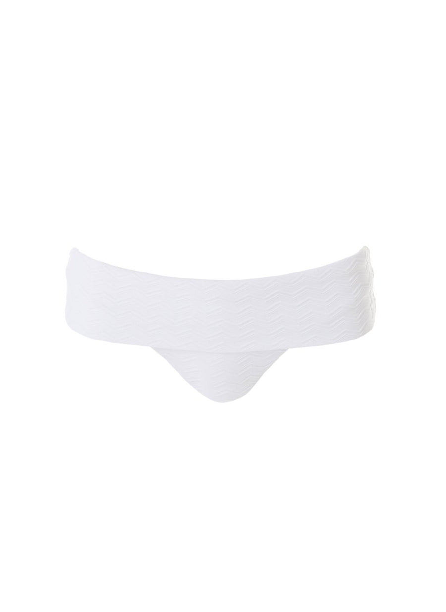 Exclusive Brussels Bottom White Zig Zag