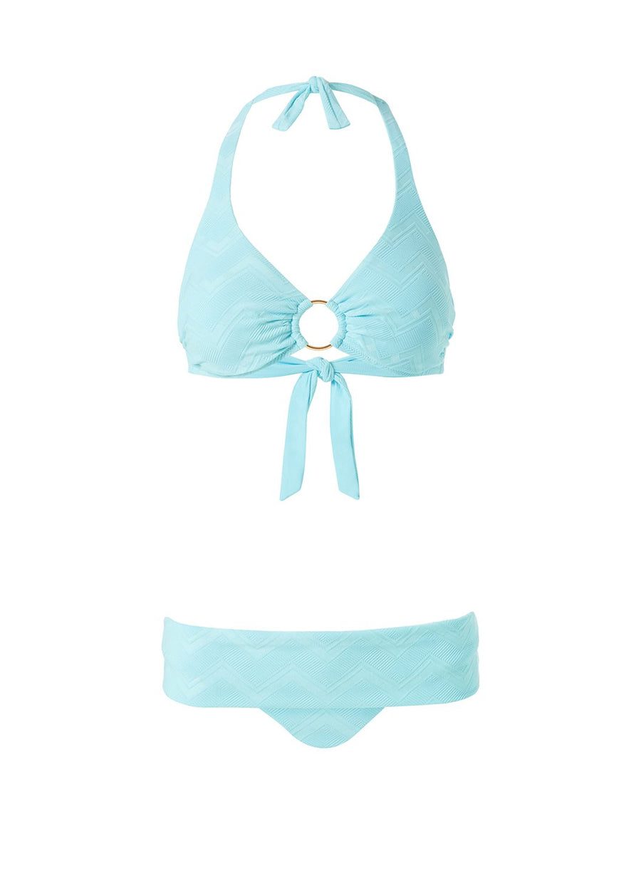 Brussels Sky Zigzag Bikini Bottom