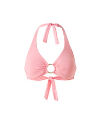 Brussels Rose Bikini Top Cutout