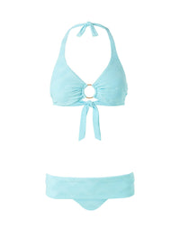 Brussels Sky Zigzag Bikini Cutout 