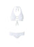 Brussels White Pique Bikini Cutout 2023  