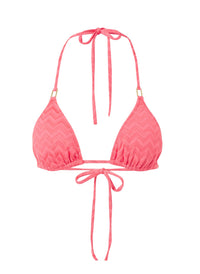 Cancun Coral Wave Classic Traingle Bikini Top