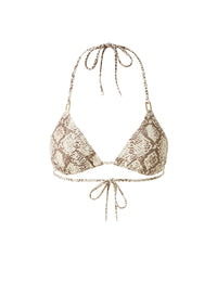Cancun Snake Bikini Top Cutout