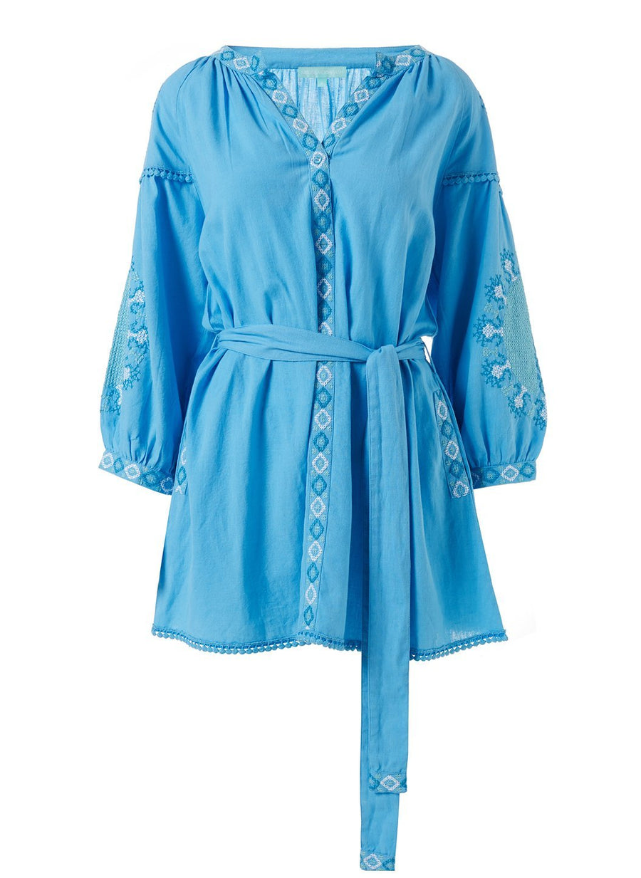Cathy Azure Kaftan
