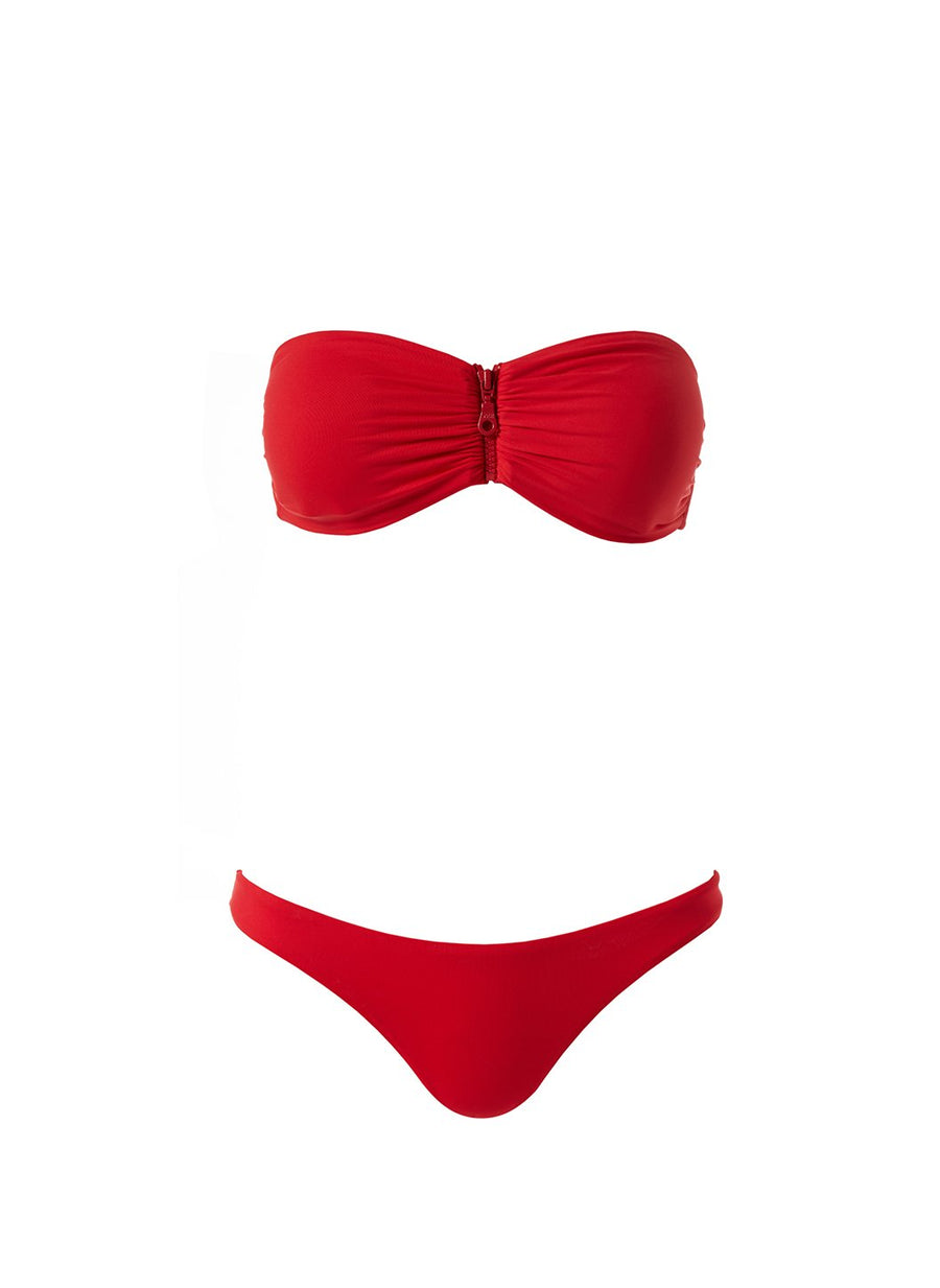 Cayman Red Bikini Top