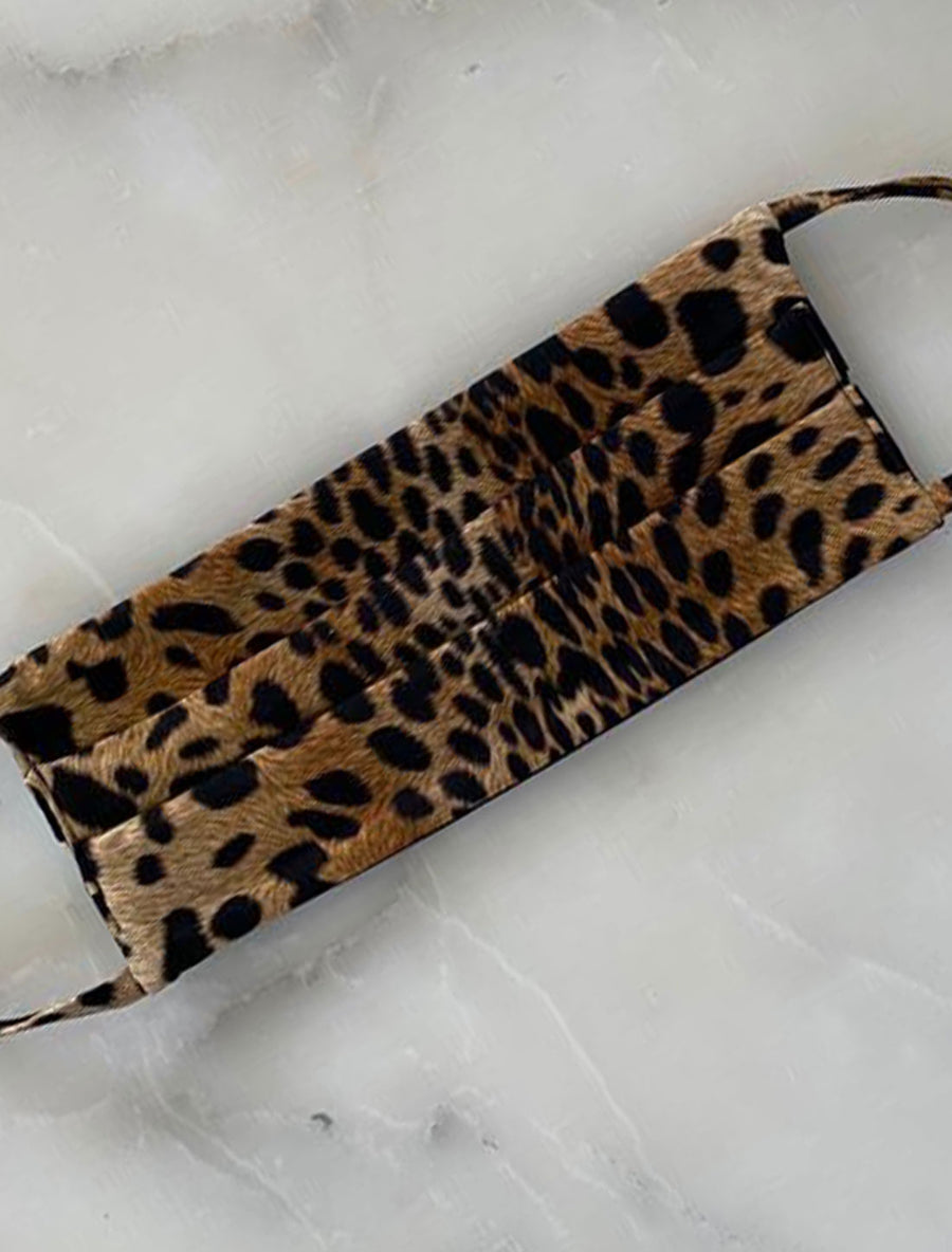 Cheetah Face Mask