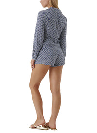 Chloe Navy Links Playsuit Model 2023 B 
