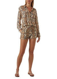 Chloe Snake Playsuit